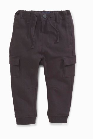 Black Smart Cuffed Trousers (3mths-6yrs)
